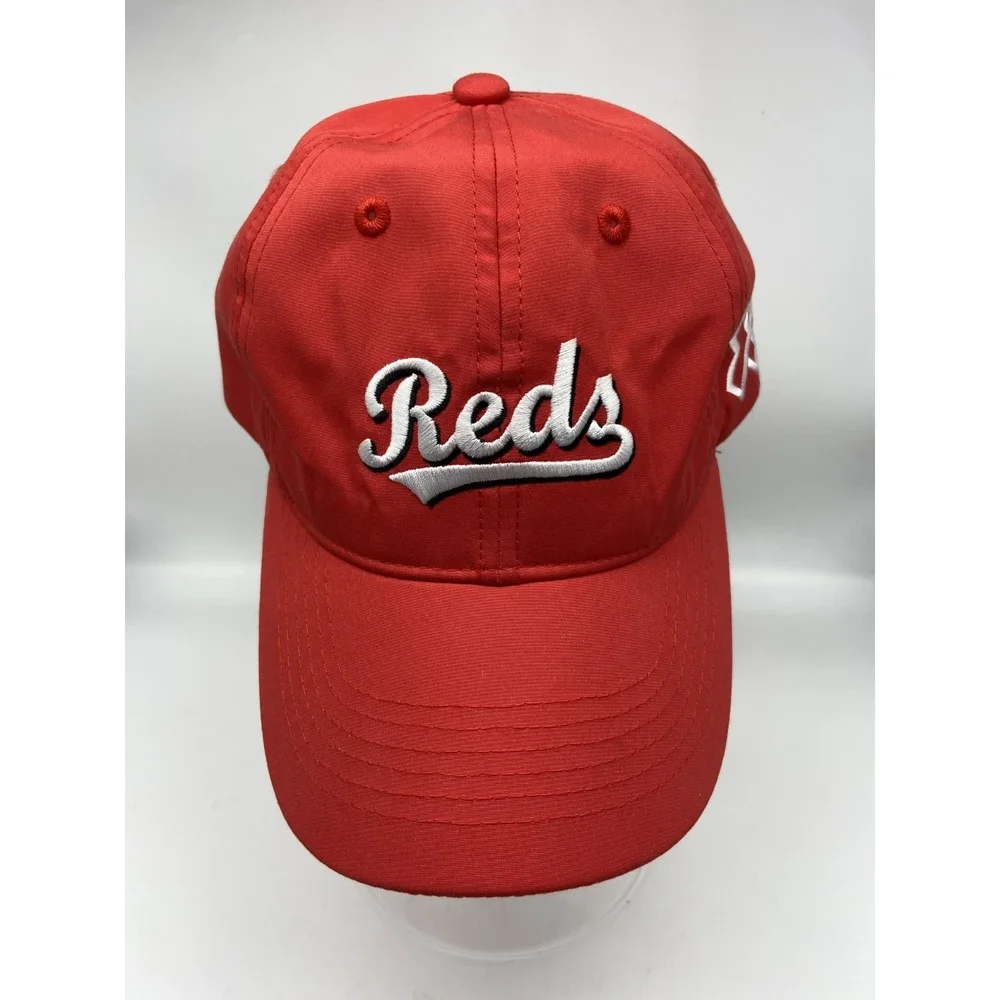 Cincinnati Reds Baseball Cap Hat‎ X-Team Logo on Side Adjustable Slide Strap